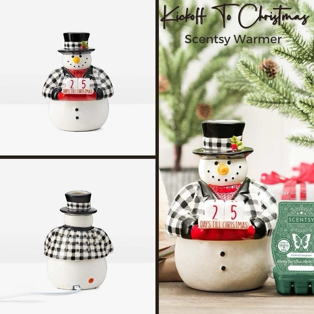 NEW IN BOX Scentsy‎ KICKOFF TO CHRISTMAS Scented Wax Warmer
